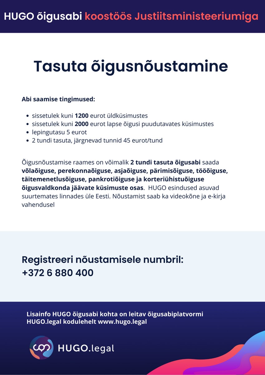 HUGO õigusabi HUGO õigusabi