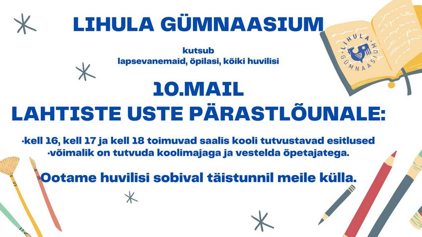 lahtiste uste pärastlõuna