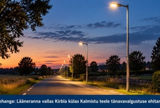 Kirbla tänavavalgustuse ehitamine